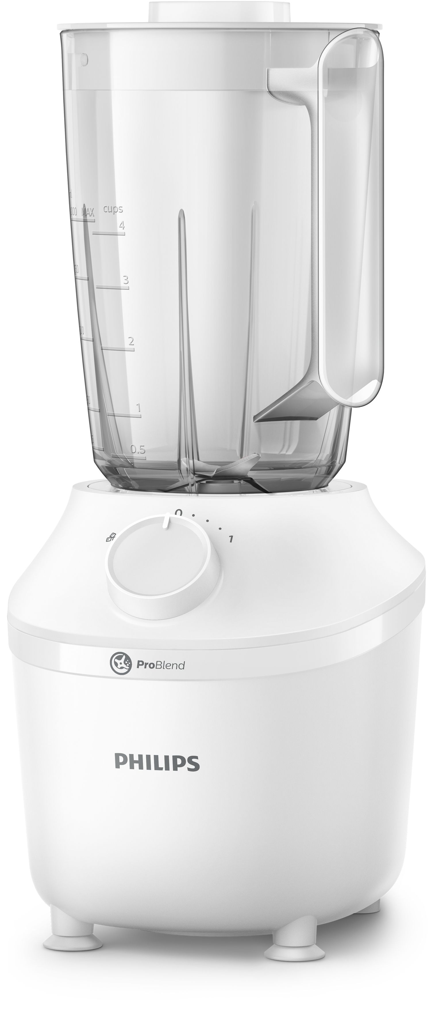 Philips HR2041/00 3000 Series Blender - White, 450W, 1.9L with ProBlend Technology