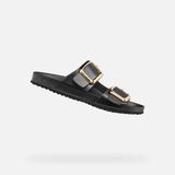 Geox Dames Plateau Sandalen Zwart - BRIONIA R
