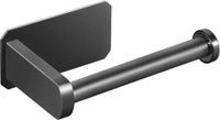 CHPN Toiletrolhouder Zelfklevend Mat Zwart RVS