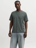JACK & JONES Jack&jone Jjeorganic Melange Tee O-neck Carab | Groen | Maat: S