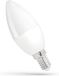 SpectrumLED LED kaarslamp E14 C37 - 4W vervangt 29W - 3000K warm wit licht