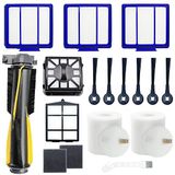 Vervangende Shark Vervangende onderdelen voor Shark IQ RV1001AE, Shark AV911S EZ, AV1010AE RV1000 RV1001 AV970 AV993 AV1002AE UR1000SR UR1005AE Robot Stofzuiger Accessoires Kit, Hoofdborstel, Filters, Zijborstels, Pre