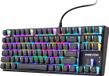 Merkloos PREYON PBC87B toetsenbord Universeel PS/2 QWERTY Engels Zwart
