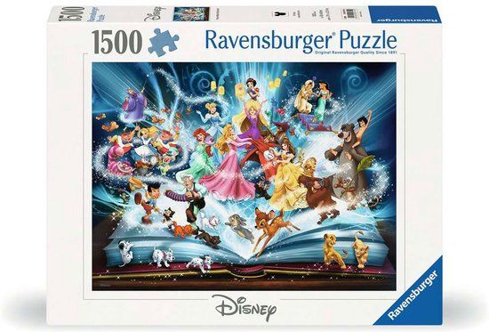 Erwachsenenpuzzle Ravensburger: Disney's magische sprookjesboek - 1500 stukjes Legpuzzel