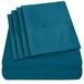 Queen Sweet Home Collection Queen lakens groenblauw - 6-delig 1500 Supreme Collection Fijn geborsteld microvezel diepe zak Queen lakenset Beddengoed - 2 extra kussenslopen, extra voordelig, Queen, groenblauw