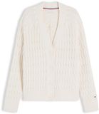 Tommy Hilfiger Dames Vest L Katoen Ivoor