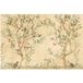 Papier peint panoramique arbres oiseaux 260 cm x 173 cm
