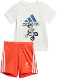 adidas Sportswear Disney Mickey Mouse T-shirt Setje - Kinderen - Wit - Maat 92