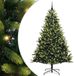 vidaXL Sapin de Noël artificiel avec charnières 300 LED vert 240 cm