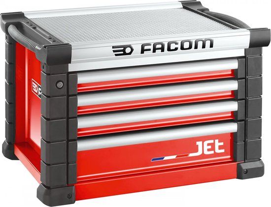 JET Topcase 4 Laden M3 Rood