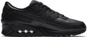 Nike Nike Air Max 90 Leather Heren Sneakers Black/Black-Black