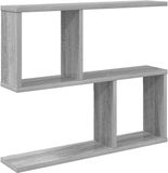 vidaXL Wandplank Grijs Sonoma 60 x 12 x 50,5 cm Bewerkt hout