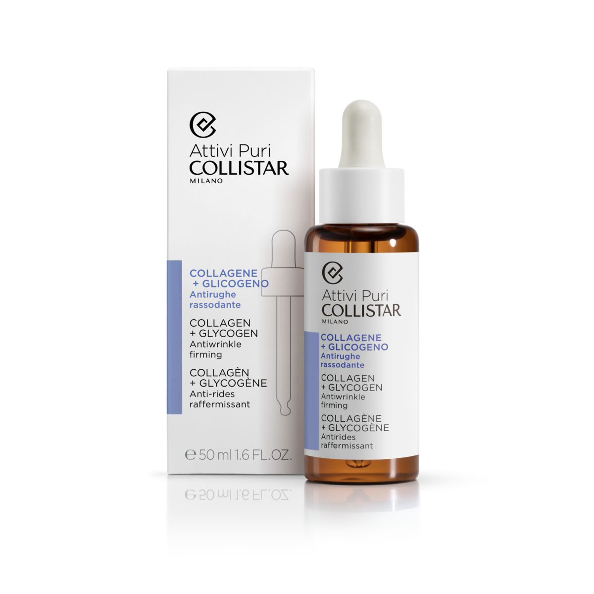 Collistar Collagen + Glycogen Anti-Wrinkle Firming Face Serum - 50ml