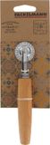 Fackelmann 40918 deegroller voor ravioli, ravioli ravioli roller, ravioli roller, hout, roestvrij staal, 15,5 cm