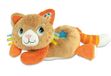 Clementoni - 17876 - kamille, zoete verwennerij - interactieve pluche kat, vibratie die het spinnen simuleert, melodieën en geluiden van de natuur, pluche multi-sensorische ontwikkeling, cadeau voor