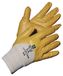 Jah katoenen handschoenen met deel nitrilcoating (gele) – veilige grip, water- en oliebestendig – voor montage, verzending en werkzaamheden magazijn