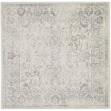 Safavieh Adirondack Collection ADR109C Oosterse tapijt, 152 cm, vierkant, ivoorkleurig/zilverkleurig