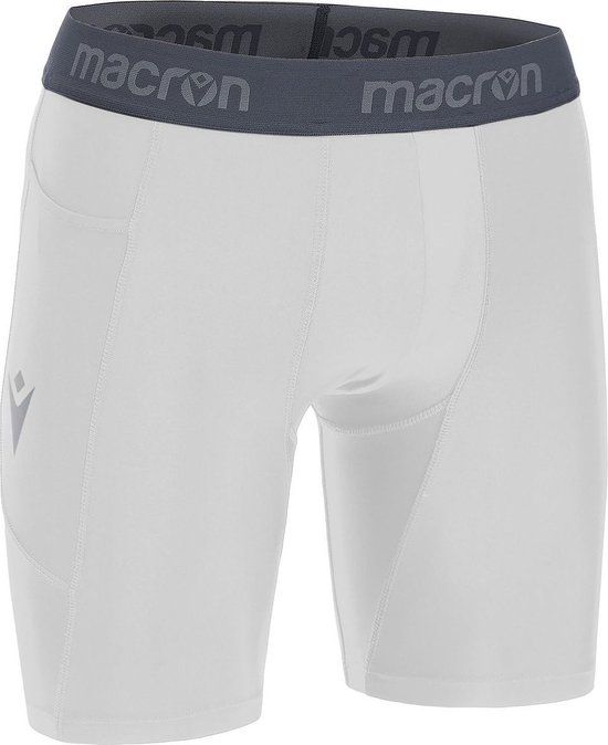 Macron Lotus Short Tight Men - White | Size: M