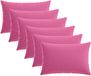 vidaXL - Kussensloop - 6 stuks - HEERLEN - Roze - 40 x 60 cm - Polyester