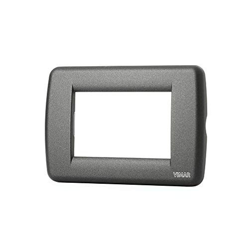 Vimar Placca Rondo' 3 Moduli Idea Ardesia - 8007352092228