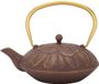 Bredemeijer Theepot Kunming 1,3L Gietijzer Aubergine met Filter