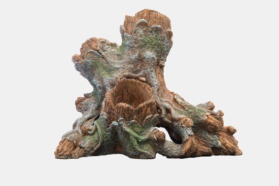 Superfish Aquarium Decoratie - Maat L - 28x12,5x21 cm - Bruin