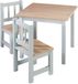 Roba Kindertafel en 2 Stoelen Set 'Woody' - Hout Taupe