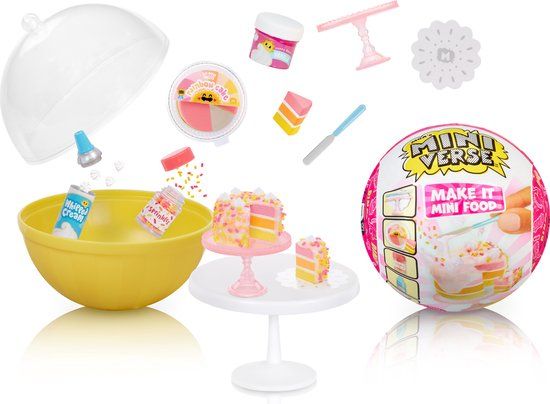 Miniverse - Make It Mini Foods: Restaurant Serie 3B - Blind Pack - DIY Resin Food - Collectible - Ages 8+