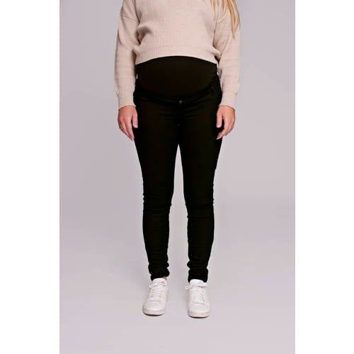 LOVE2WAIT high waist zwangerschaps skinny jeans black denim