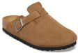 Birkenstock Boston Suede Leather Dark Tea Narrow Men's Size 43 Brown