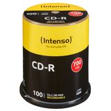 Intenso CD-R 700MB 52x - 100 stuks - Cakebox