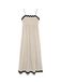 VERO MODA Jurk 'VMJenna' beige / zwart