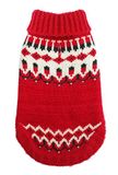 Hip Ice Doggie Icelandic Sweater, L, rood