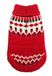Hip Ice Doggie Icelandic Sweater, L, rood