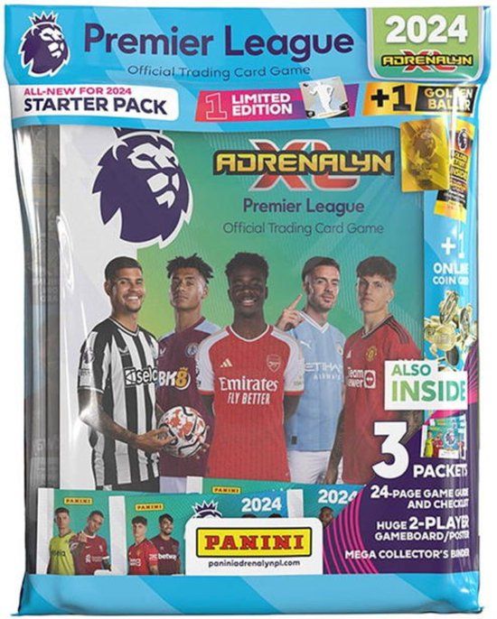 Panini Premier League 2024 Adrenalyn XL - Starter Pack - Voetbalplaatjes - Trading Cards - Internationale versie