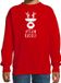 Bellatio Decorations Kersttrui/Sweater Kinderen Team Rudolf Rood 134/146
