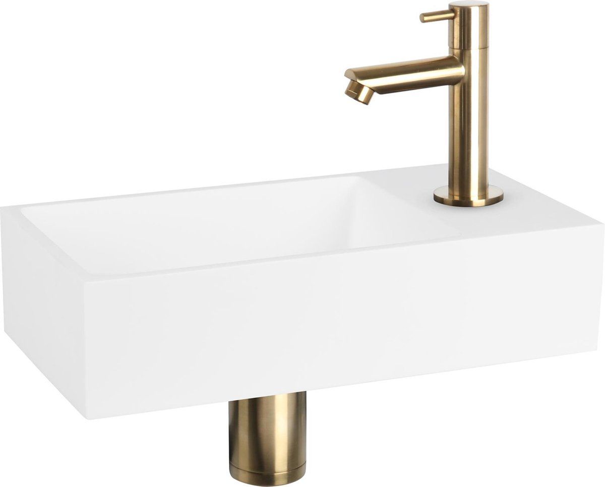 Differnz SOLID Fonteinset Recht Mat Goud - 8712793559581