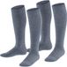 Esprit Foot Logo 2-Pack kniekousen kinderen grijs - maat 31-34