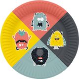 Folat Papieren Borden Monster Bash