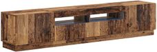 vidaXL TV-meubel HOORN 3 stuks Oud hout Bewerkt hout