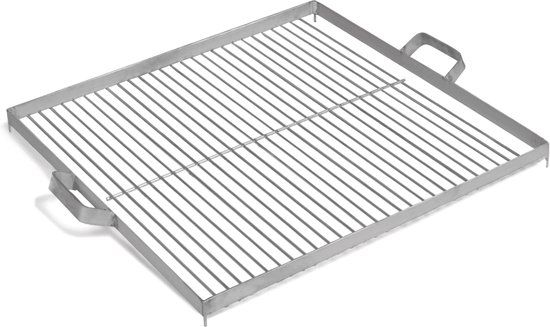 CookKing RVS Grillrooster vierkant - 58x58 cm - Zilver