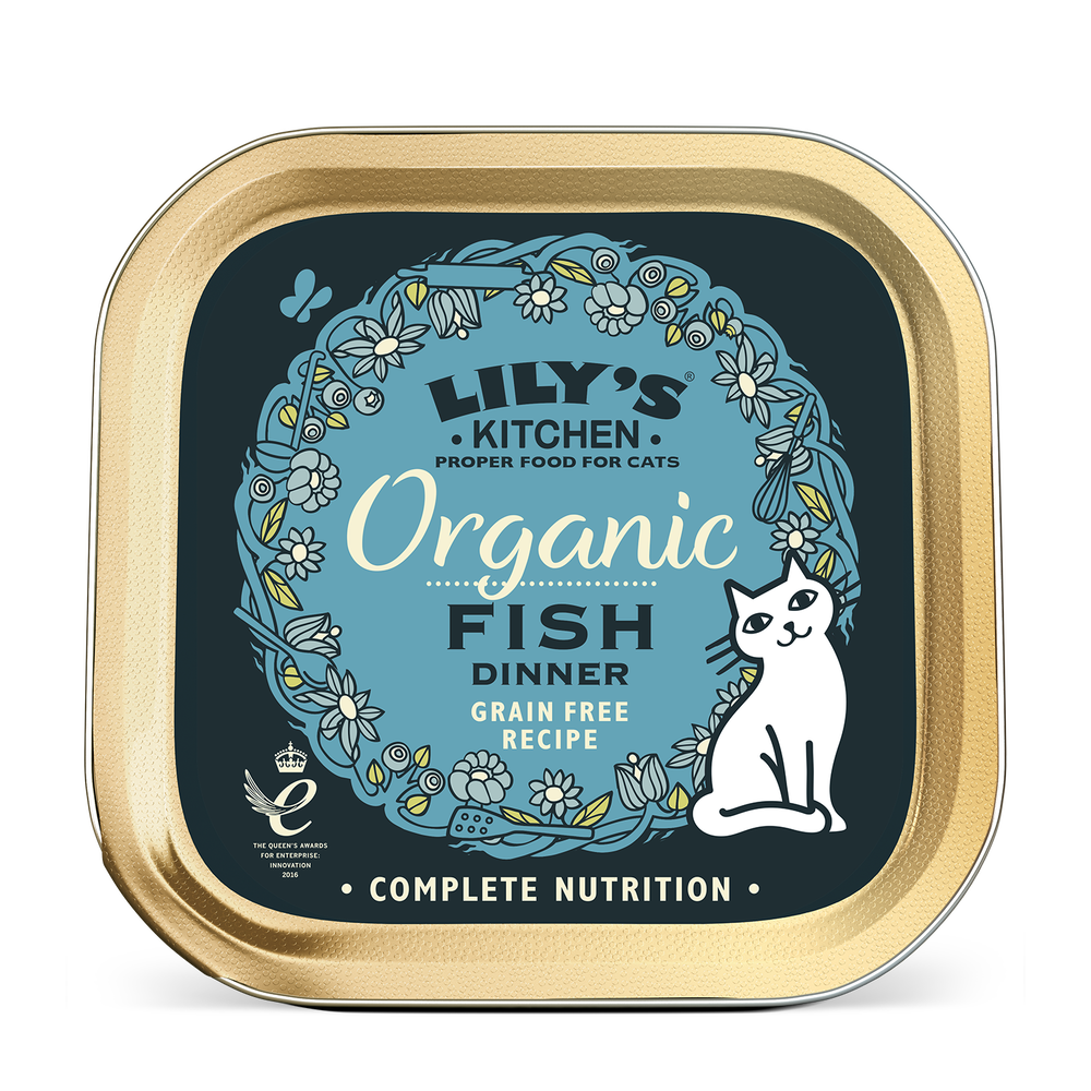Lily's Kitchen Organic Fish Dinner - Cat Food - 400g