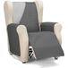 ECOMMERC3 Stoelhoes voor 1-zitsstoel, maximaal comfort en volledige pasvorm, voor 1-zitsstoelen en relaxstoelen, grijs/antraciet