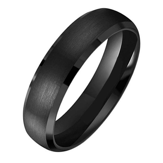 TJ Tom Jaxon Tom Jaxon heren ring Wolfraam Mat Zwart 6mm-16mm