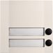Grothe DOMOLUX DUO WS/SW Beldrukker, opbouw, LED-naambordje, Wit, Kunststof, 51203
