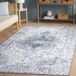 Safavieh Bohemian Indoor Hand Tufted Abstract Collection, ABT340, in Ivory / Charcoal, 60 X 91 cm