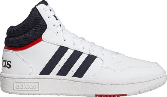 adidas Sportswear Hoops 3.0 Mid Classic Vintage Schoenen - Unisex - Wit - Maat 44