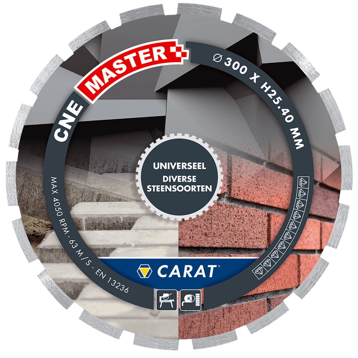 Carat CNEM350400 UNIVERSEEL CNE MASTER 350x25,4MM