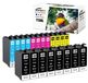 20 modèles de cartouches d'encre différents (T1301-T1304) pour les imprimantes SX525WD, SX535WD et WF-3520DWF