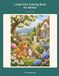 Large Print Coloring Book for Seniors: 40 Bold and Easy Flowers, Birds, Gardens and Cozy Scenes: Simple Big Designs for Relaxation, Low Vision and Beginners